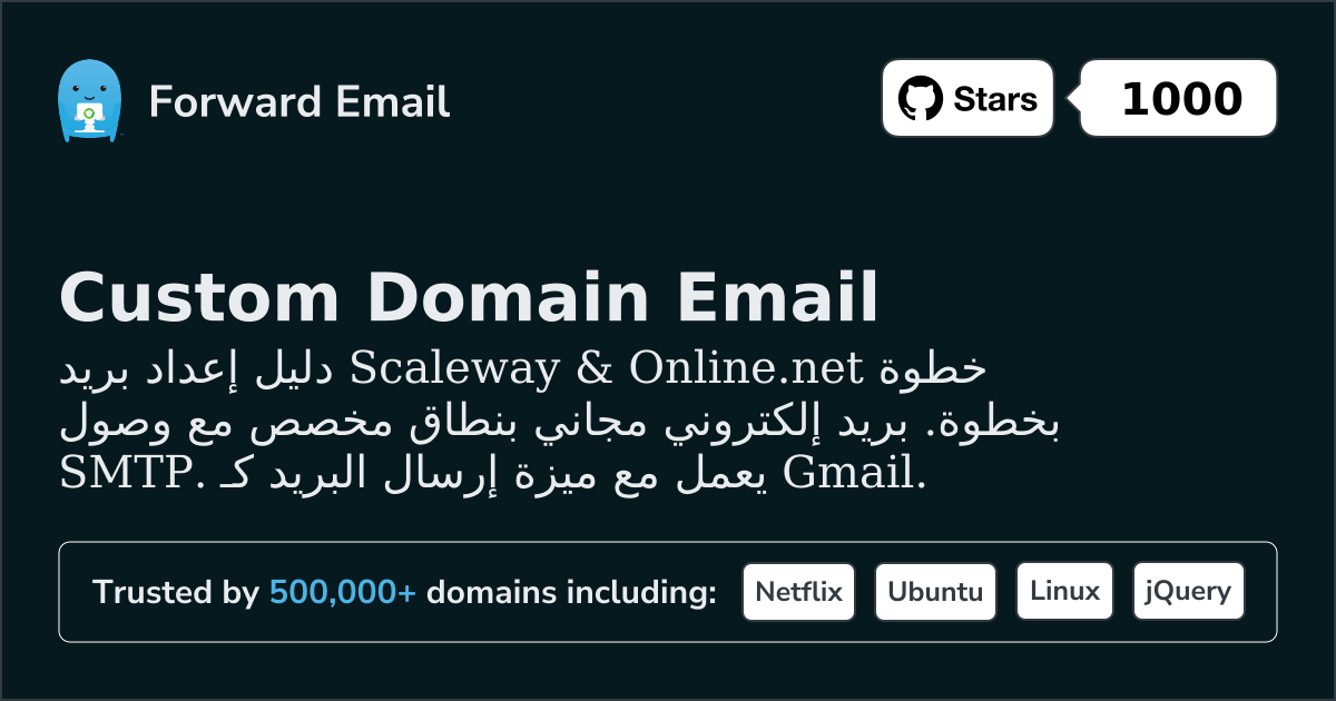 كيفية إعداد البريد الإلكتروني باستخدام Scaleway & Online.net
