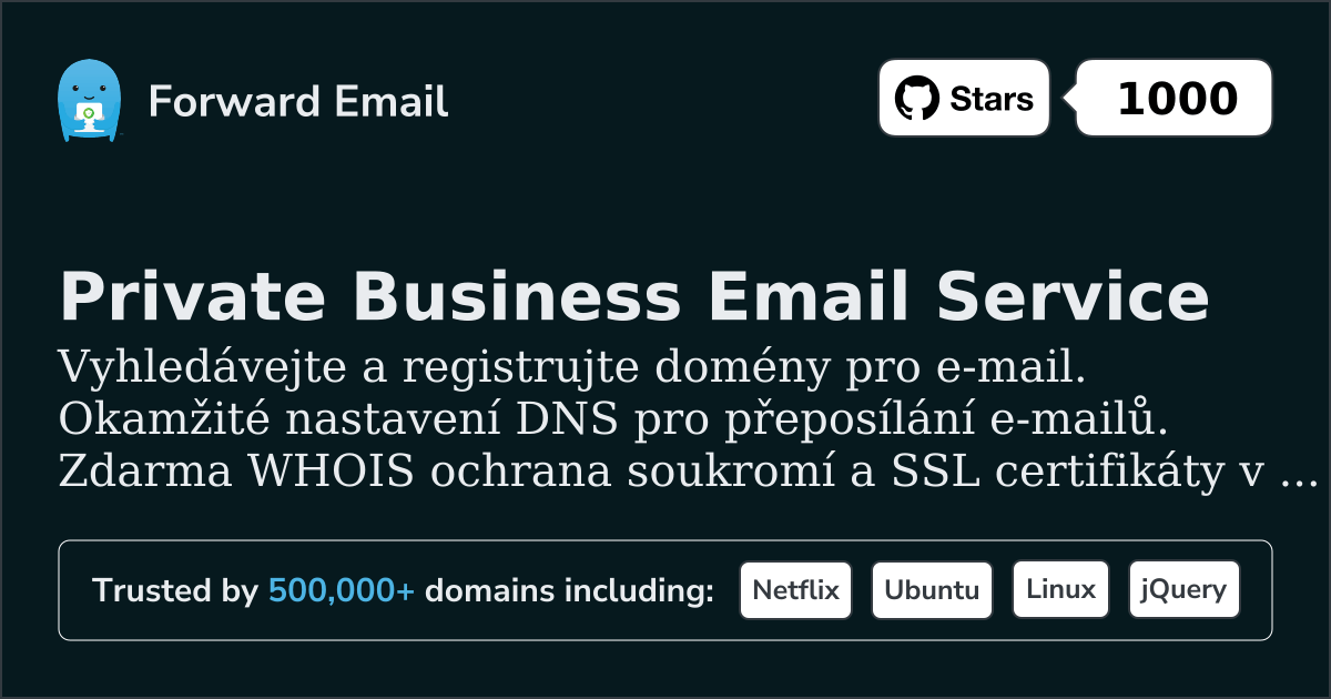 Registrace domény pro e-mail - Najděte si dokonalé doménové jméno