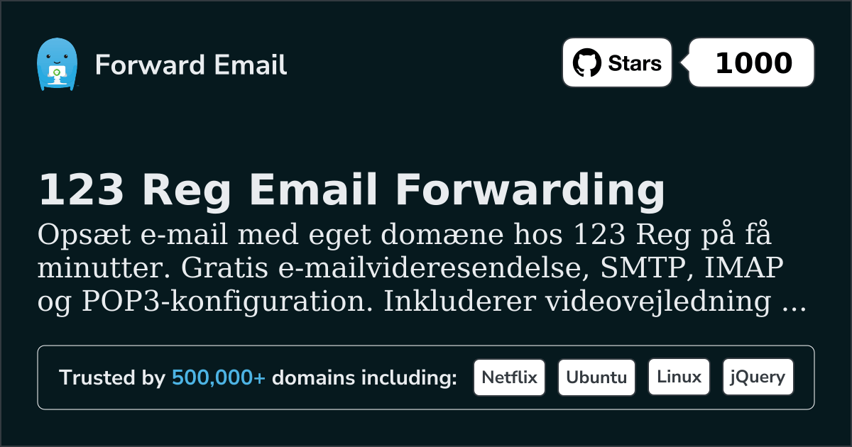 Sådan opsætter du e-mail med 123 Reg