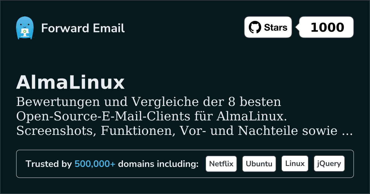 8 Beste Open-Source-E-Mail-Clients für AlmaLinux 2026