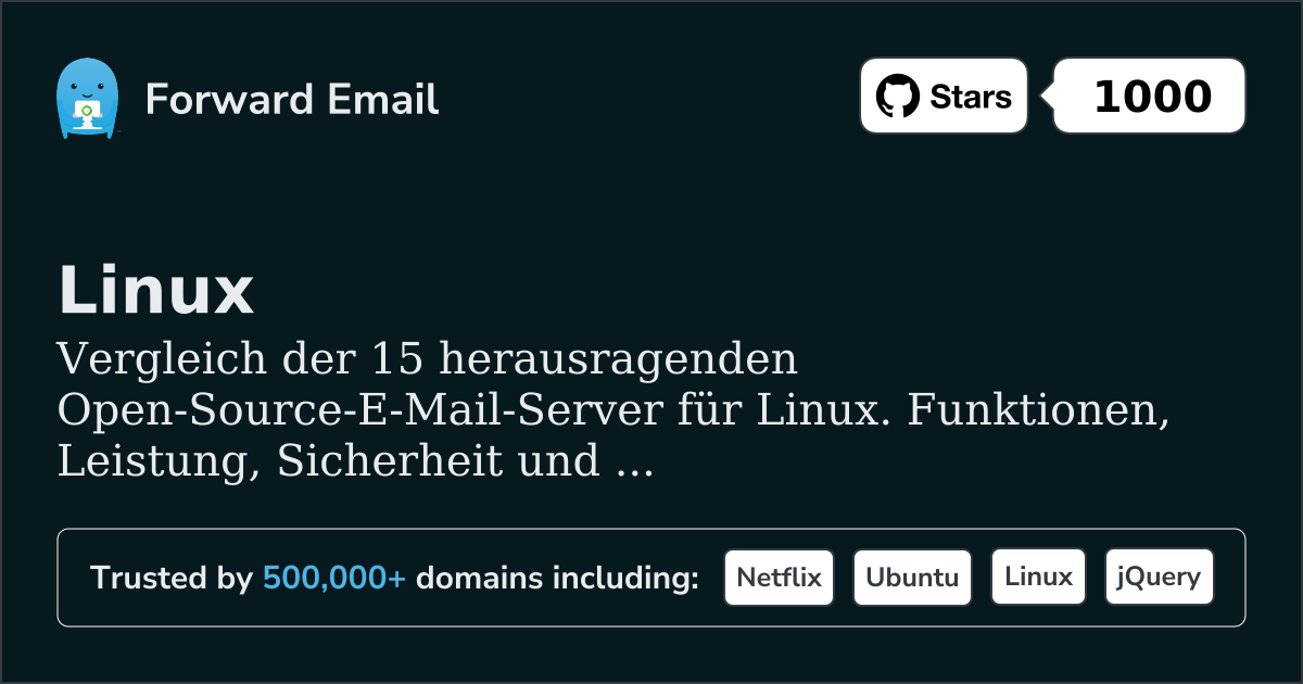 15 Hervorragende Open Source E-Mail-Server für Linux 2026
