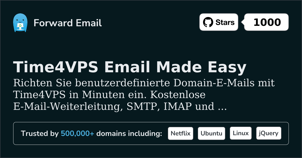 So richten Sie E-Mail mit Time4VPS ein