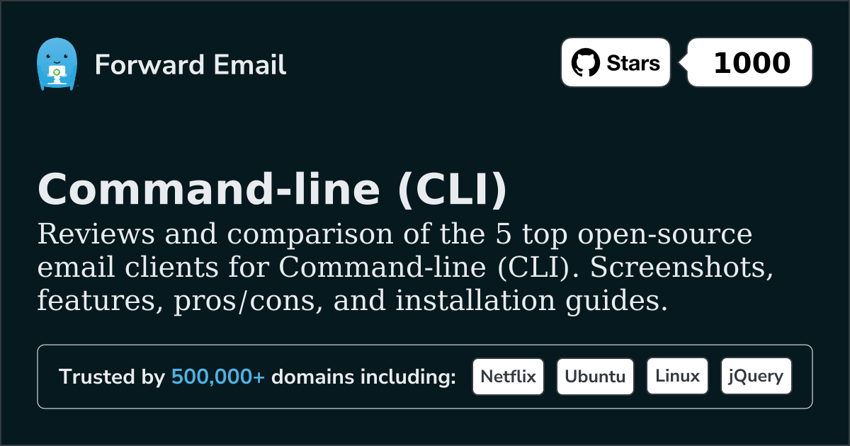 5 Top Open Source Email Clients for Command-line (CLI) 2026