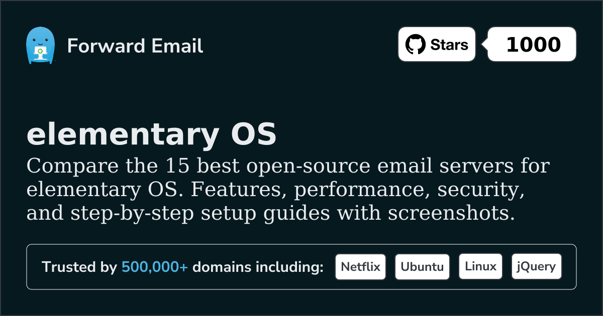 15 Best Open Source Email Servers for elementary OS 2026
