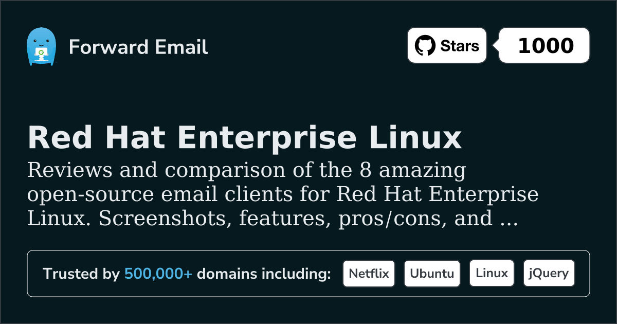8 Amazing Open Source Email Clients for Red Hat Enterprise Linux 2026