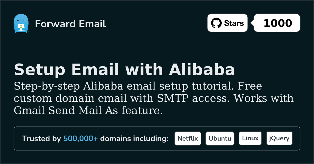 How to Setup Email with Alibaba