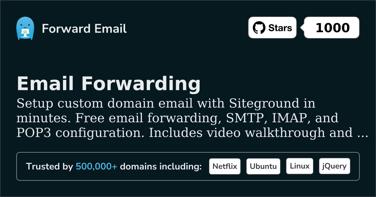 How to Setup Email with Siteground