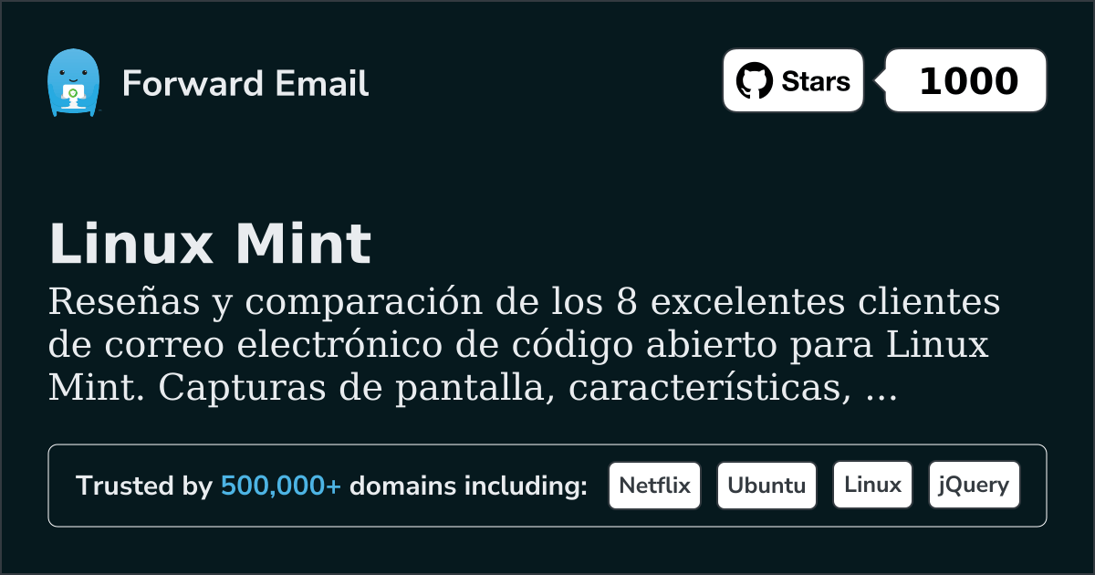 8 Excelentes Clientes de Correo Electrónico de Código Abierto para Linux Mint 2026