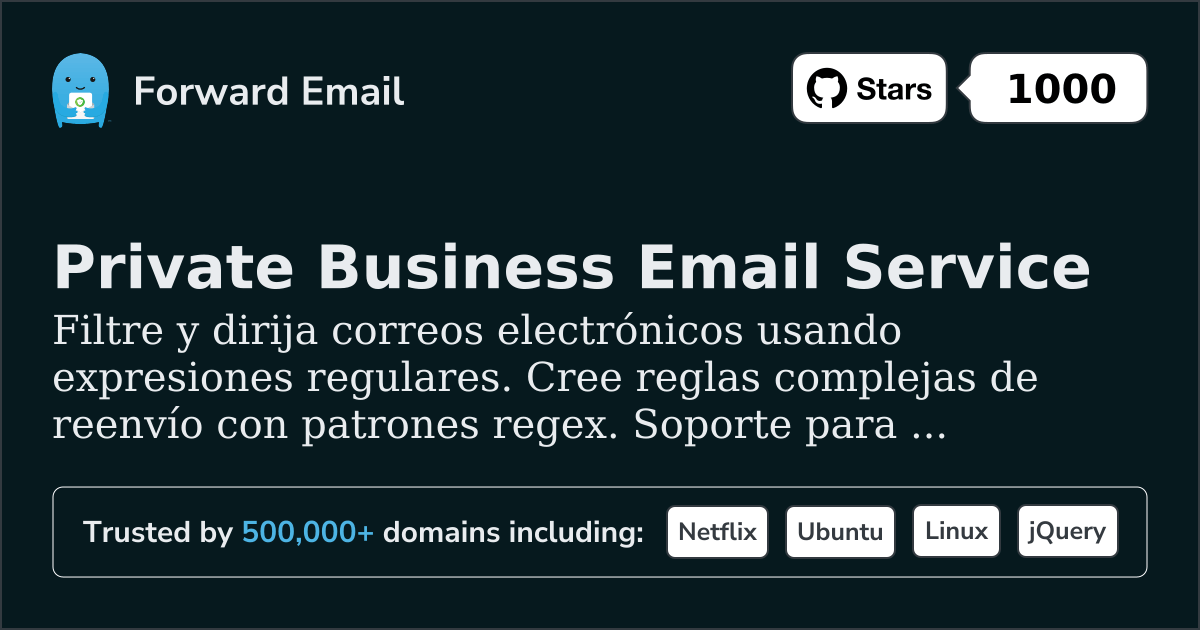 Filtrado de expresiones regulares de correo electrónico - Coincidencia avanzada de patrones para dominios personalizados