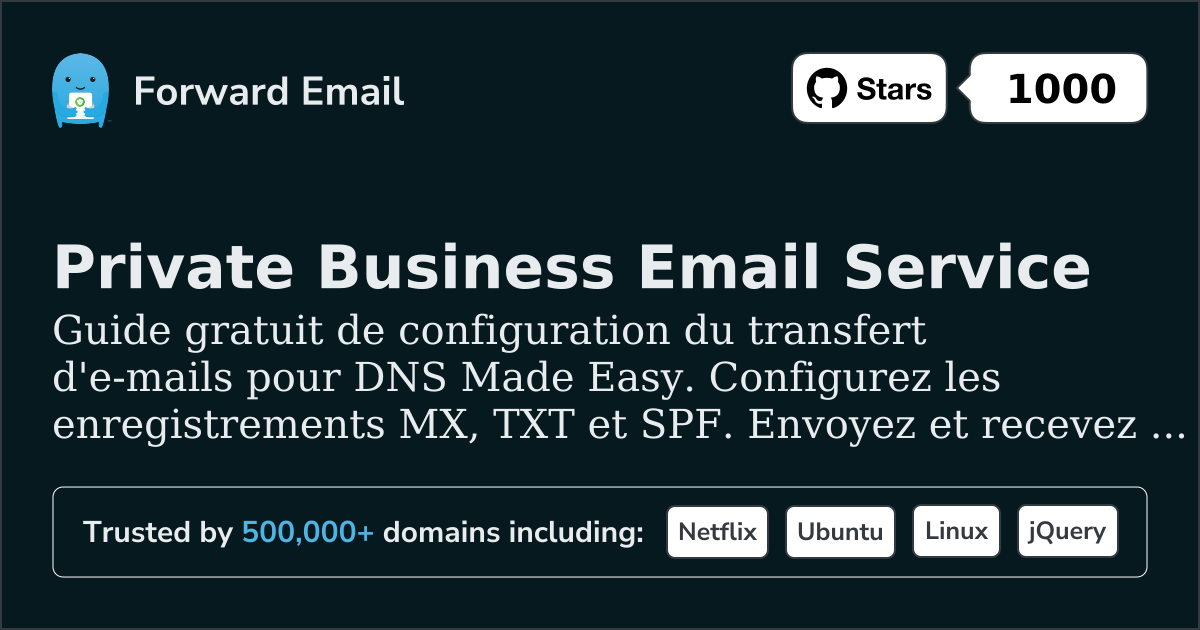 Comment configurer la messagerie électronique avec DNS Made Easy