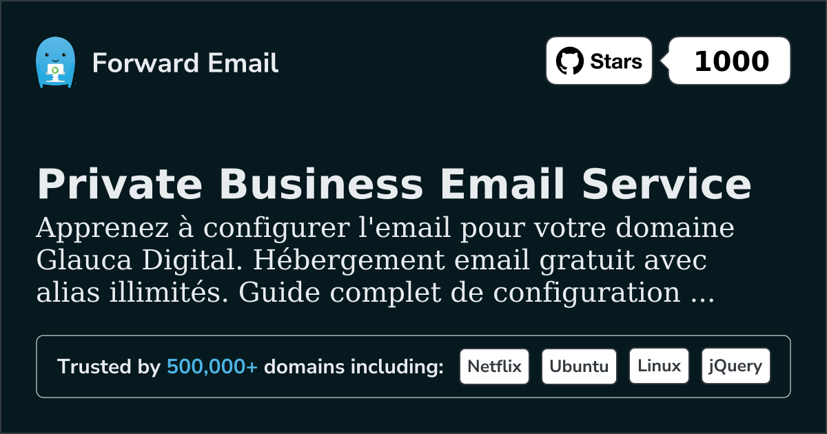 Comment configurer la messagerie électronique avec Glauca Digital