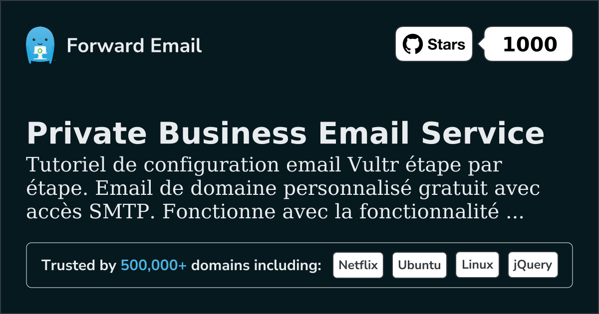 Comment configurer la messagerie électronique avec Vultr