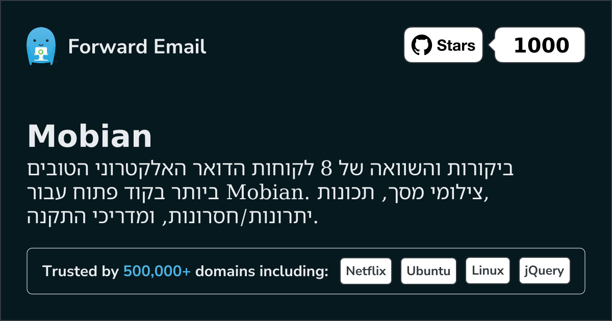 8 לקוחות דואר אלקטרוני בקוד פתוח הגדולים ביותר עבור Mobian 2026