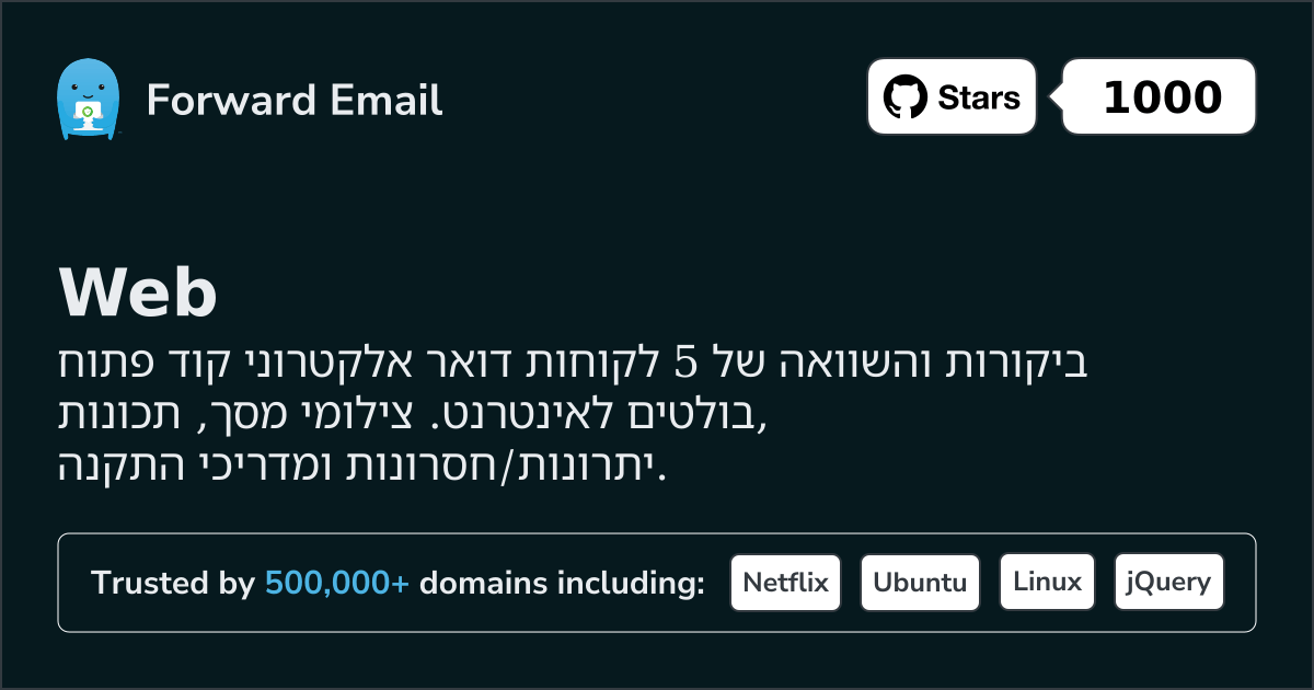 5 לקוחות דואר אלקטרוני קוד פתוח בולטים עבור Web 2026