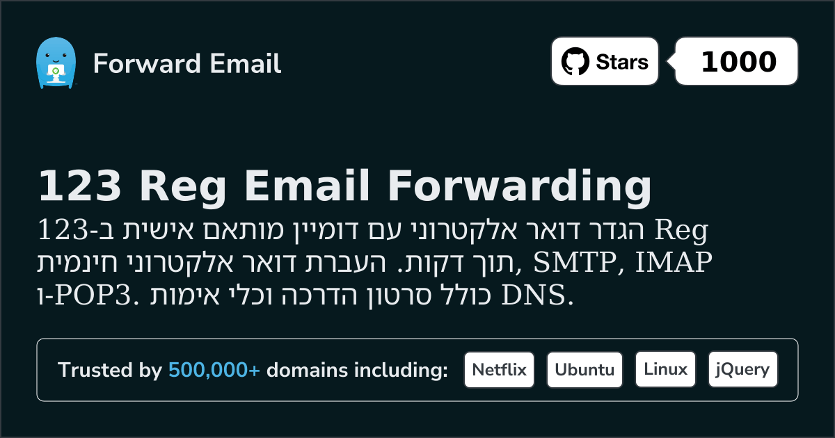 כיצד להגדיר דוא"ל עם 123 Reg