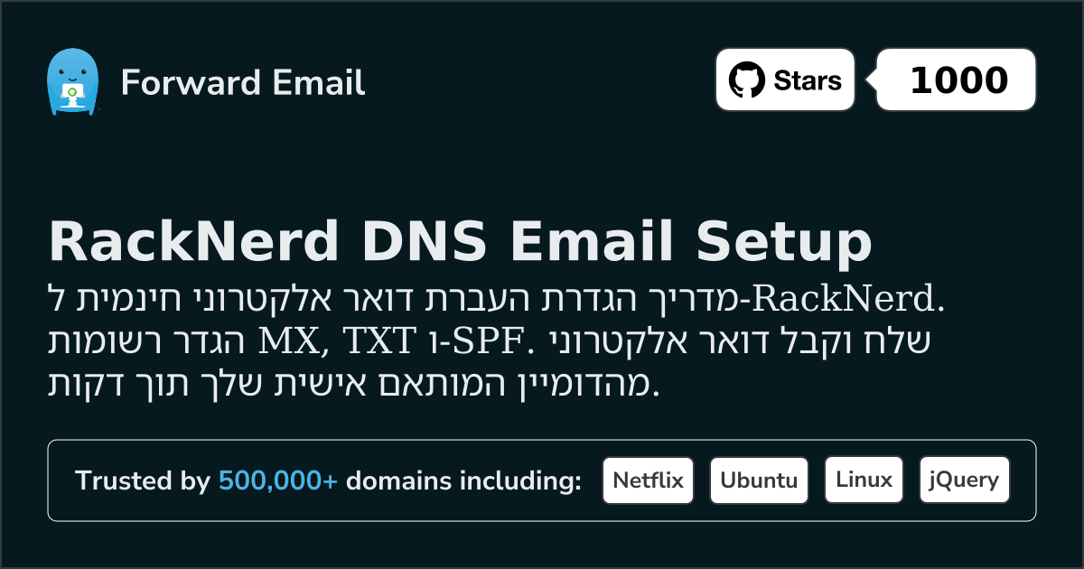 כיצד להגדיר דוא"ל עם RackNerd
