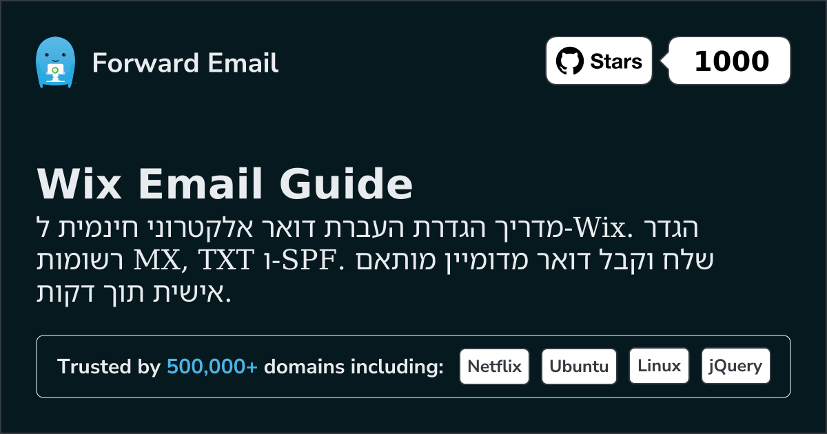 כיצד להגדיר דוא"ל עם Wix