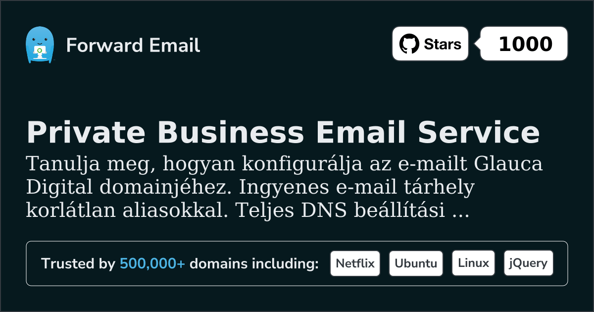 Hogyan állítsd be az e-mailt Glauca Digital segítségével