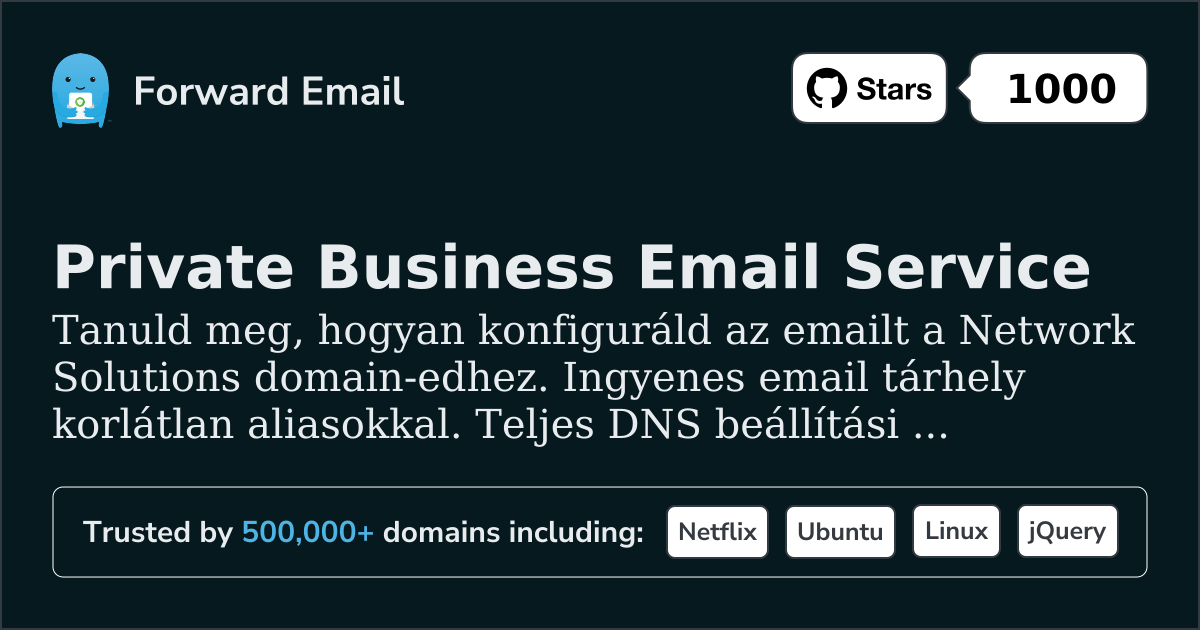 Hogyan állítsd be az e-mailt Network Solutions segítségével