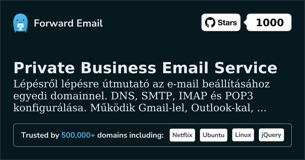 Hogyan állítsd be az e-mailt Send Email with Custom Domain segítségével