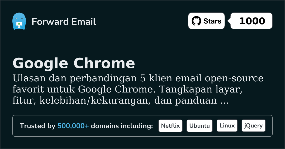 5 Klien Email Open Source Favorit untuk Google Chrome 2026
