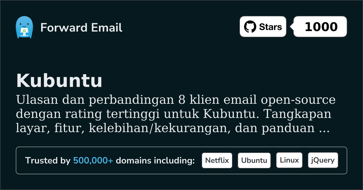 8 Klien Email Open Source Berperingkat Tertinggi untuk Kubuntu 2026