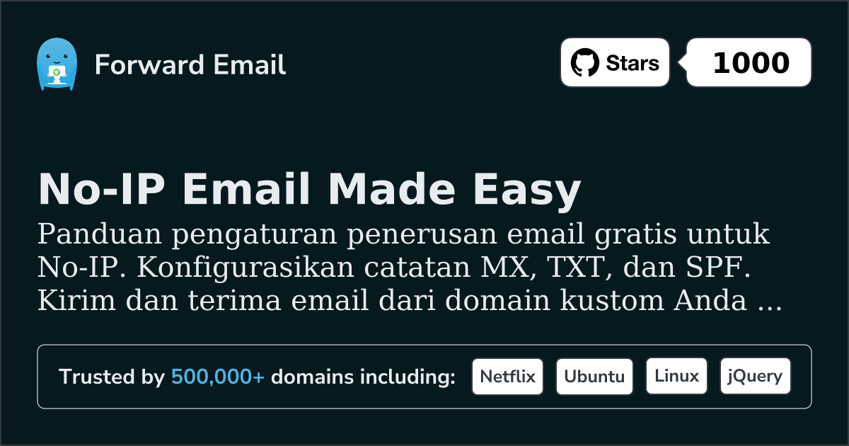 Cara Mengatur Email dengan No-IP