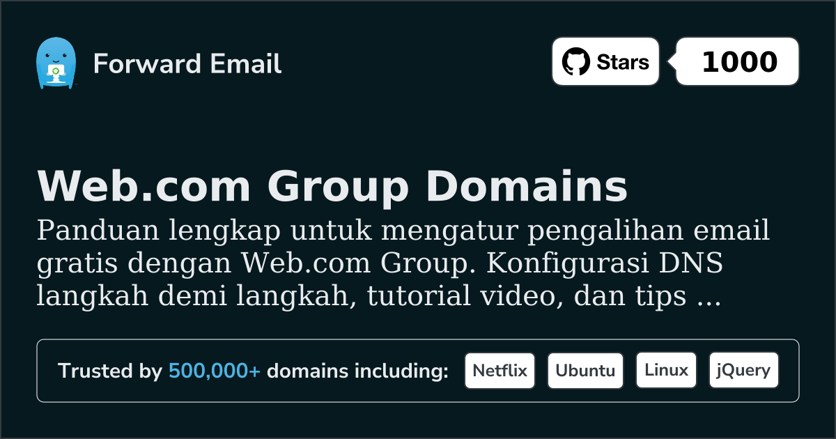 Cara Mengatur Email dengan Web.com Group
