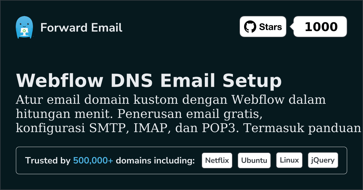 Cara Mengatur Email dengan Webflow