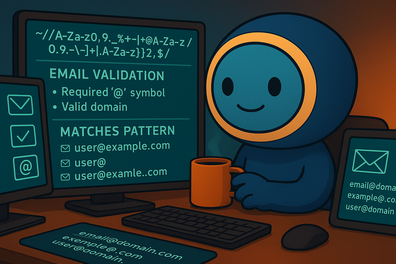Email Regex JavaScript and Node.js