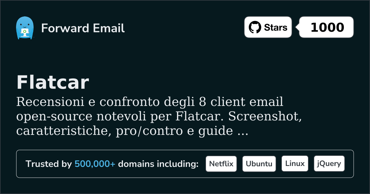 8 Notevoli Client Email Open Source per Flatcar 2026