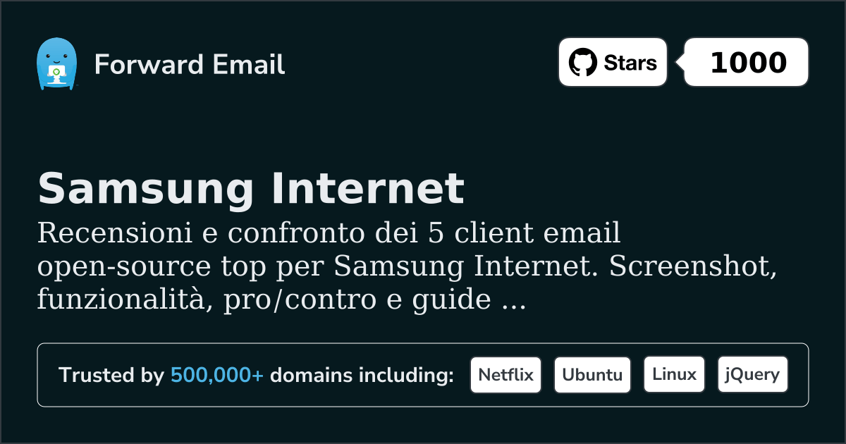5 Client Email Open Source Top per Samsung Internet 2026