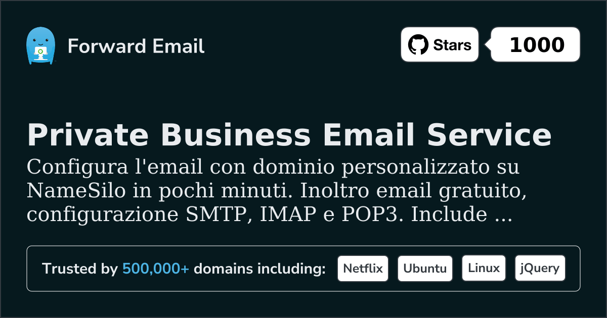 Come configurare l'email con NameSilo