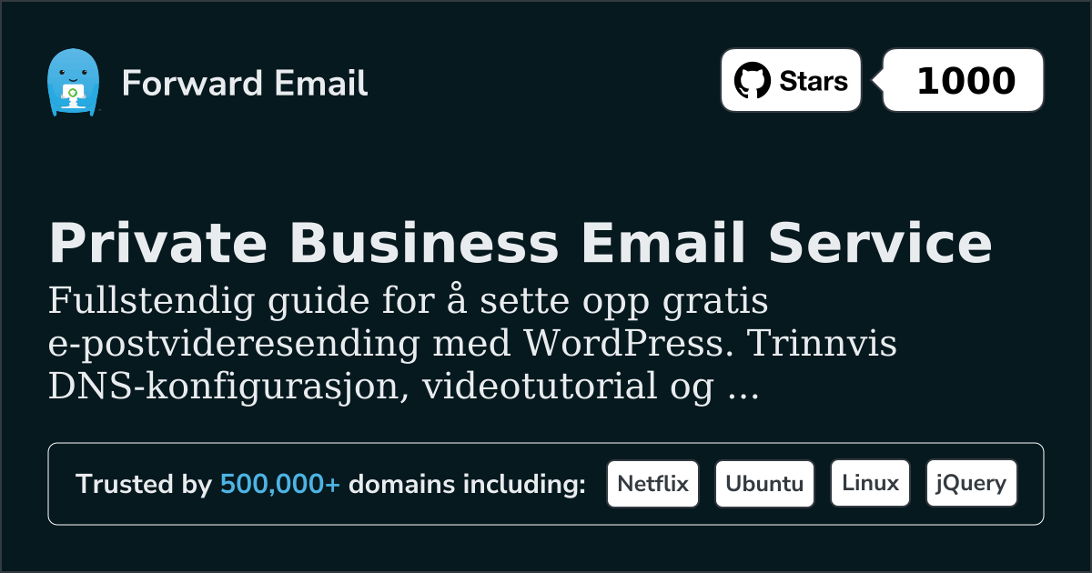 Slik konfigurerer du e-post med WordPress