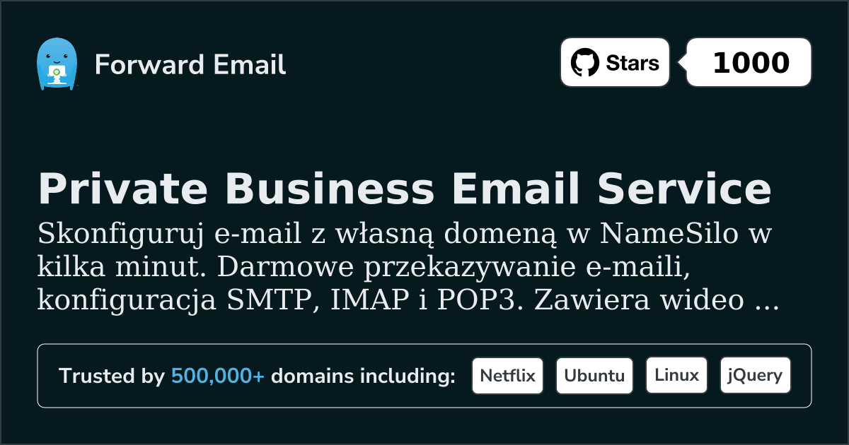 Jak skonfigurować pocztę e-mail za pomocą NameSilo
