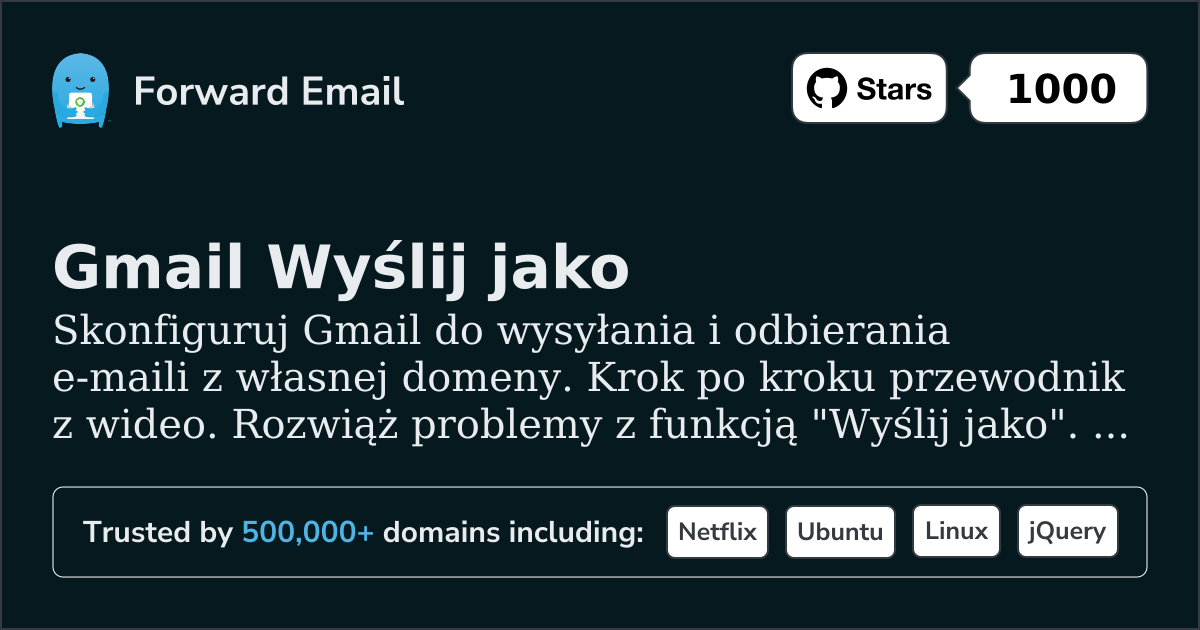 Jak skonfigurować pocztę e-mail za pomocą Send Mail As with Gmail