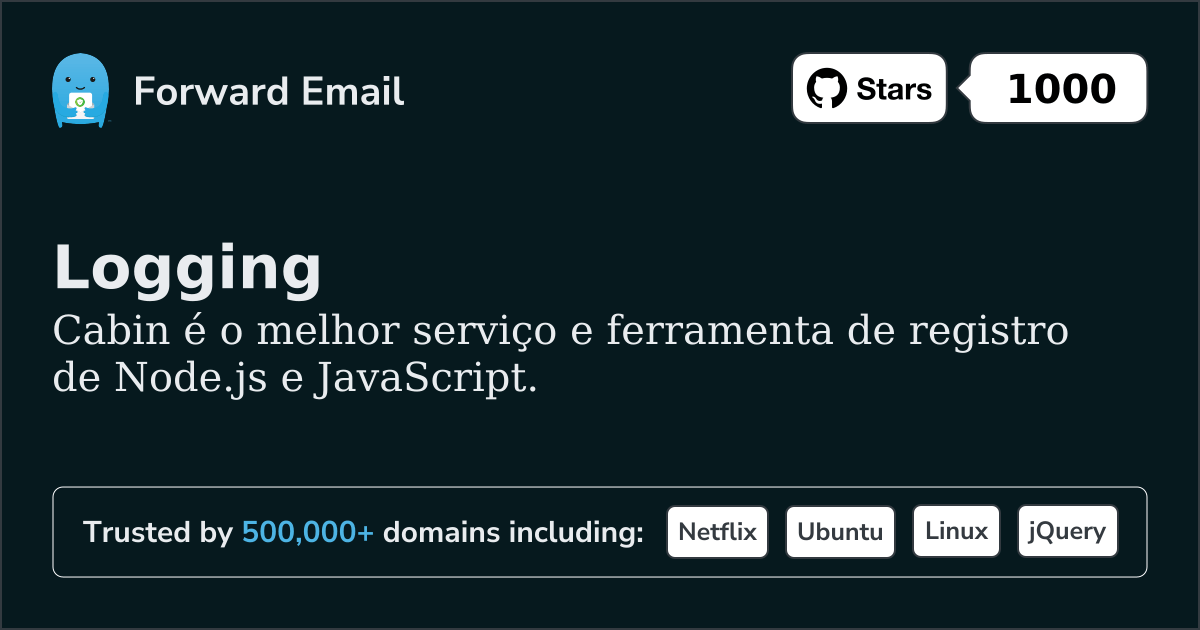 Serviço de registro Node.js