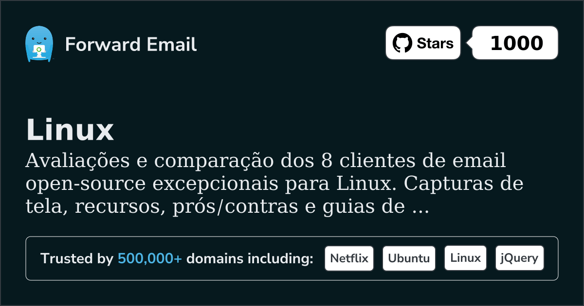 8 Excelentes Clientes de Email Open Source para Linux 2026