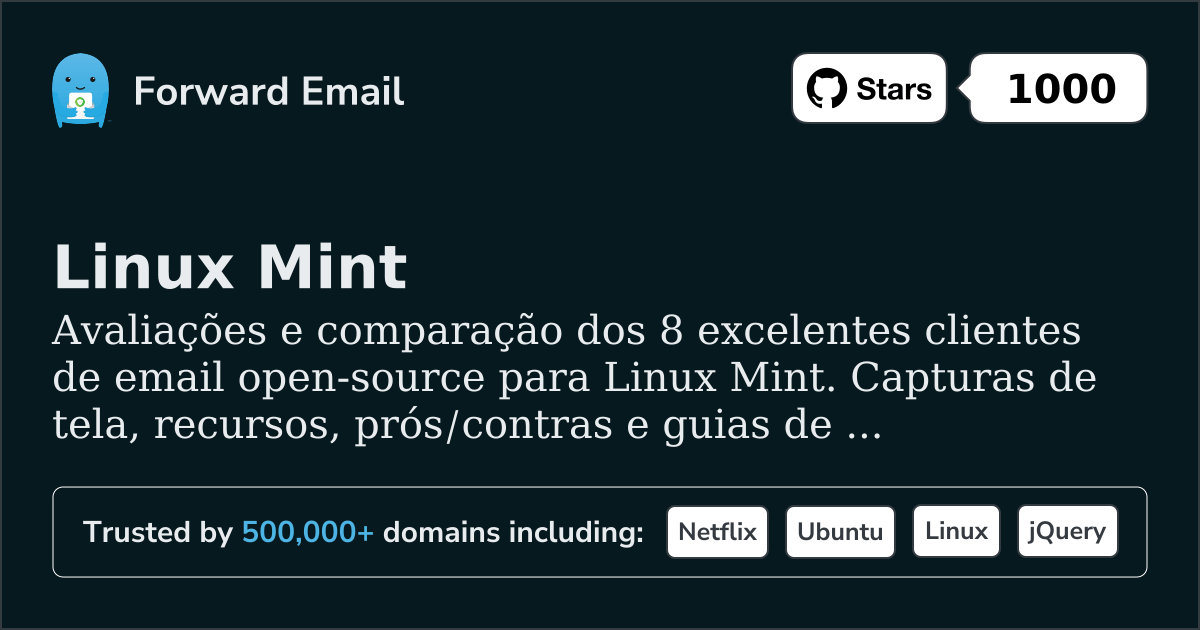 8 Excelentes Clientes de Email Open Source para Linux Mint 2026