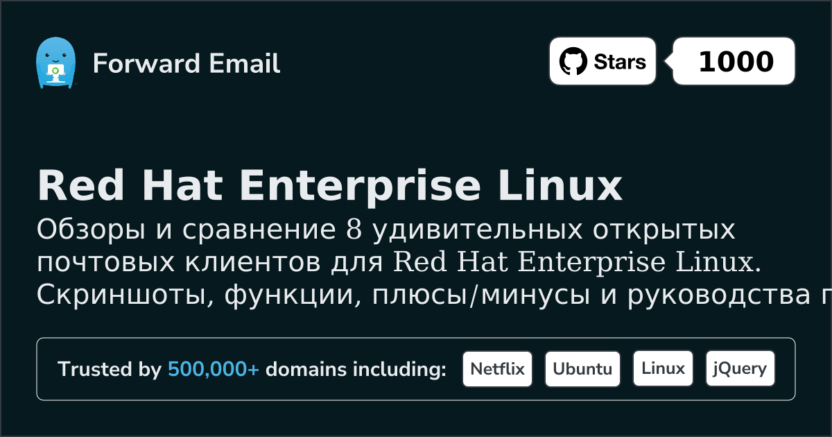8 удивительных открытых почтовых клиентов для Red Hat Enterprise Linux 2026