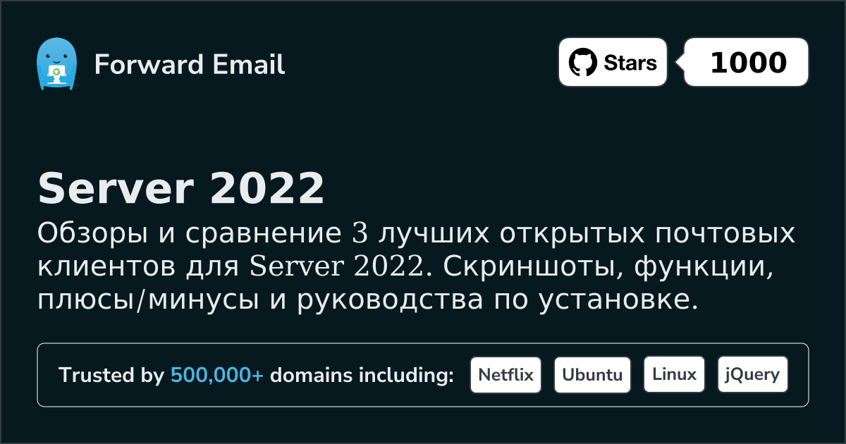 3 лучших открытых почтовых клиентов с рейтингом для Server 2022 2026
