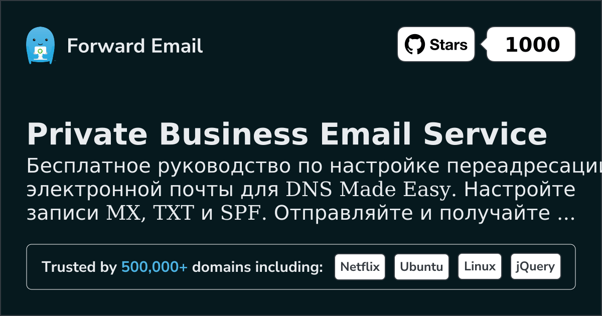 Как настроить электронную почту с помощью DNS Made Easy