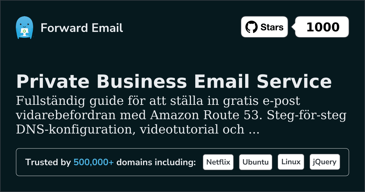 Hur man konfigurerar e-post med Amazon Route 53