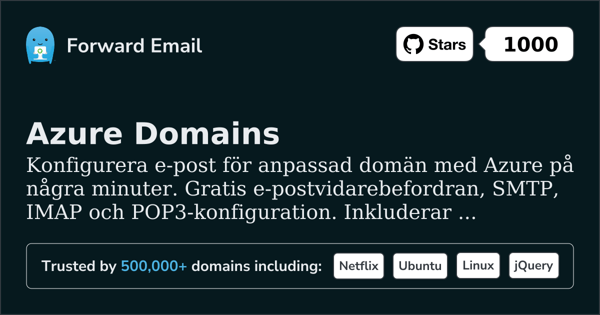 Hur man konfigurerar e-post med Azure