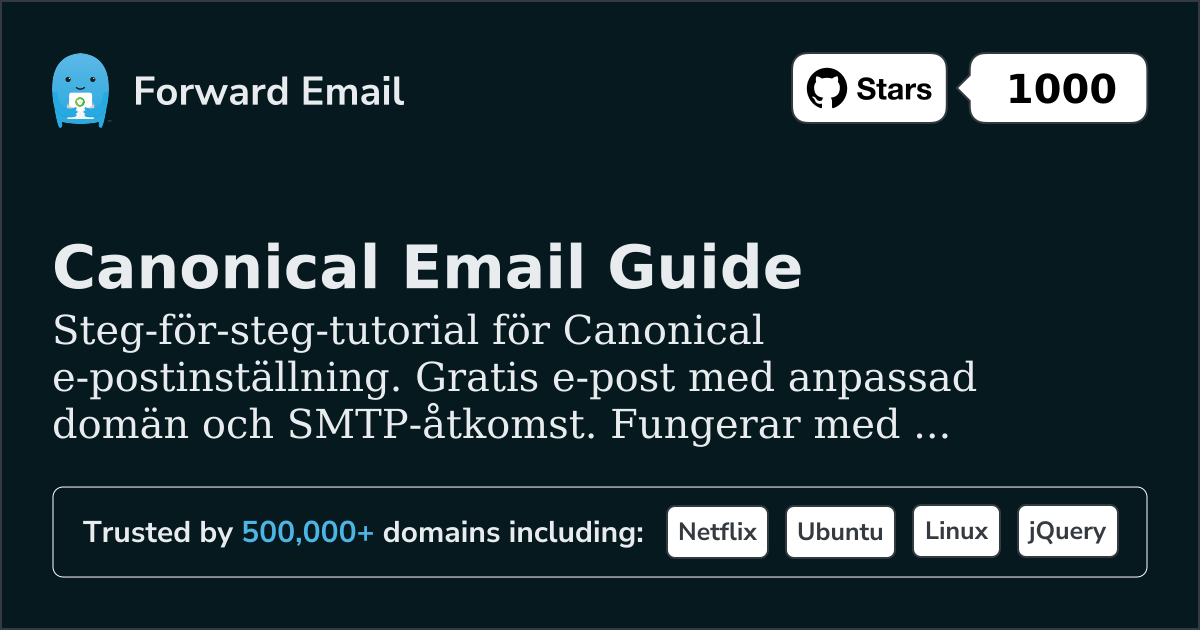 Hur man konfigurerar e-post med Canonical