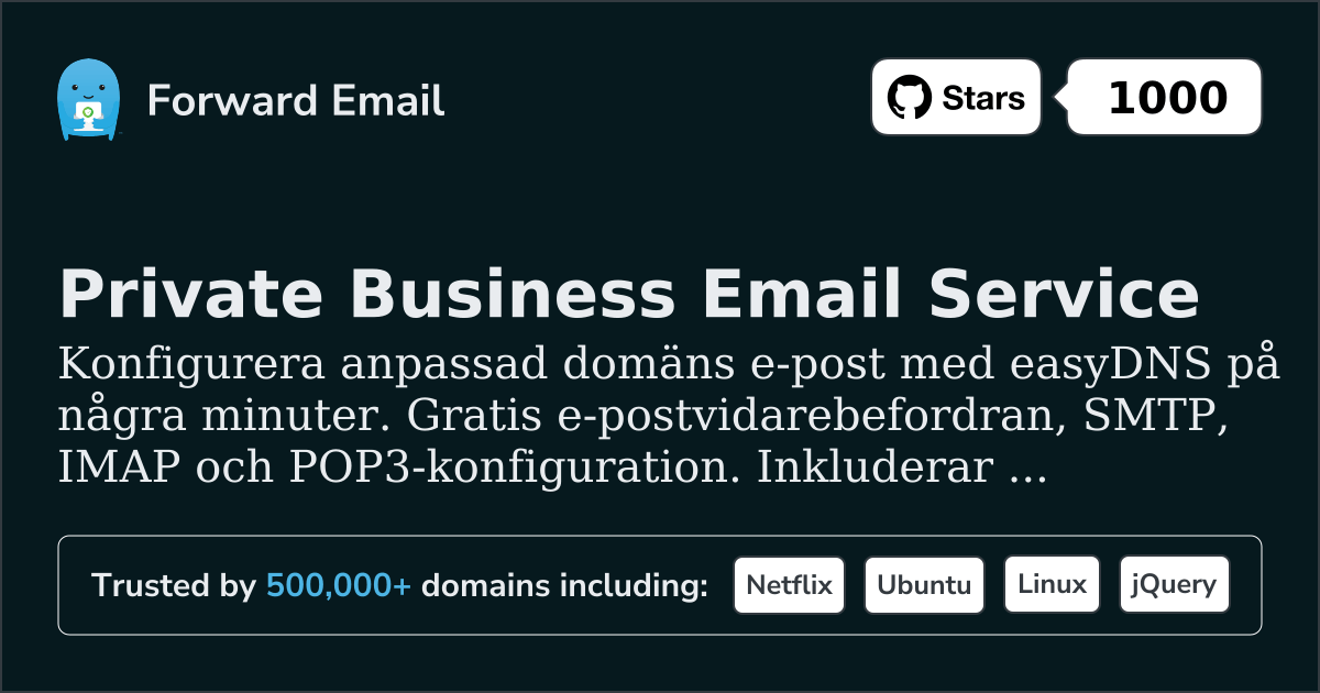 Hur man konfigurerar e-post med easyDNS
