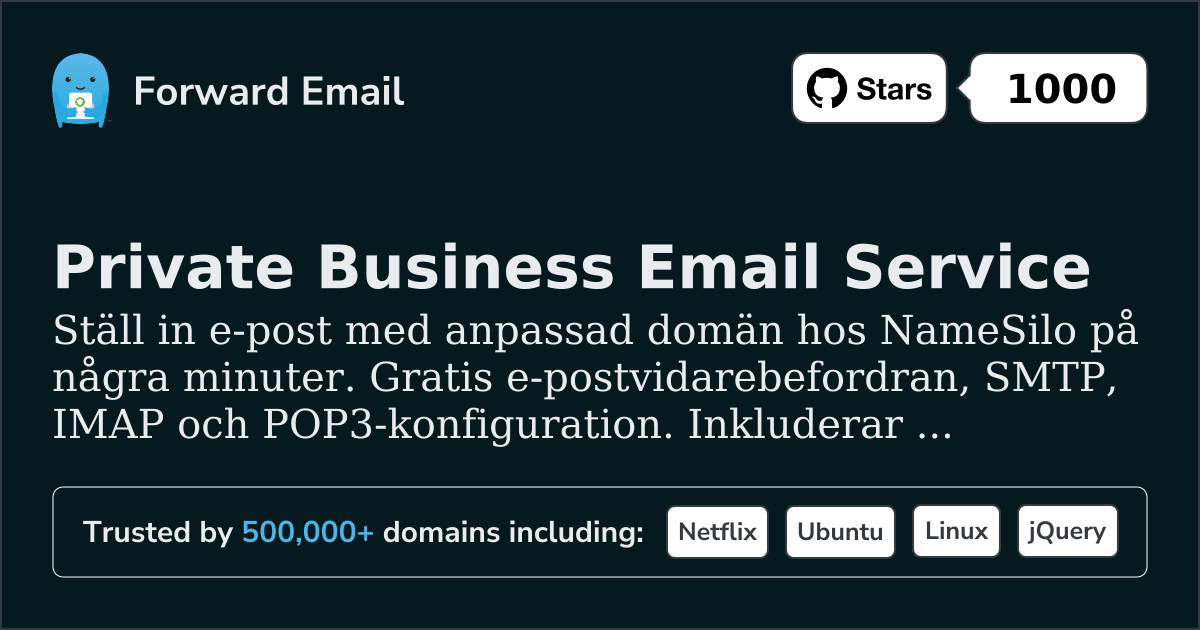 Hur man konfigurerar e-post med NameSilo
