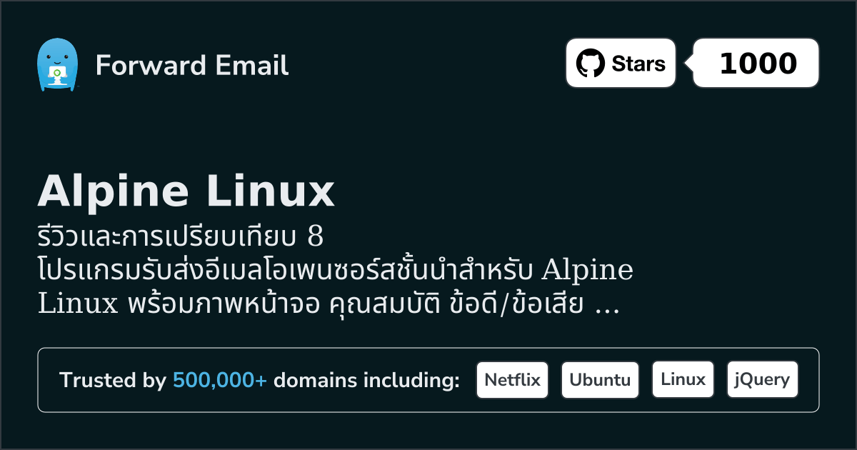 8 ไคลเอนต์อีเมลโอเพนซอร์สชั้นนำสำหรับ Alpine Linux 2026