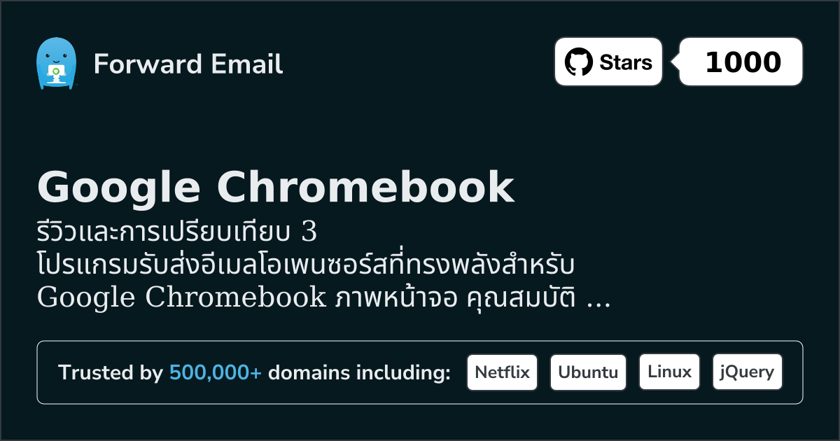 3 โปรแกรมอีเมลโอเพนซอร์สที่ทรงพลังสำหรับ Google Chromebook 2026