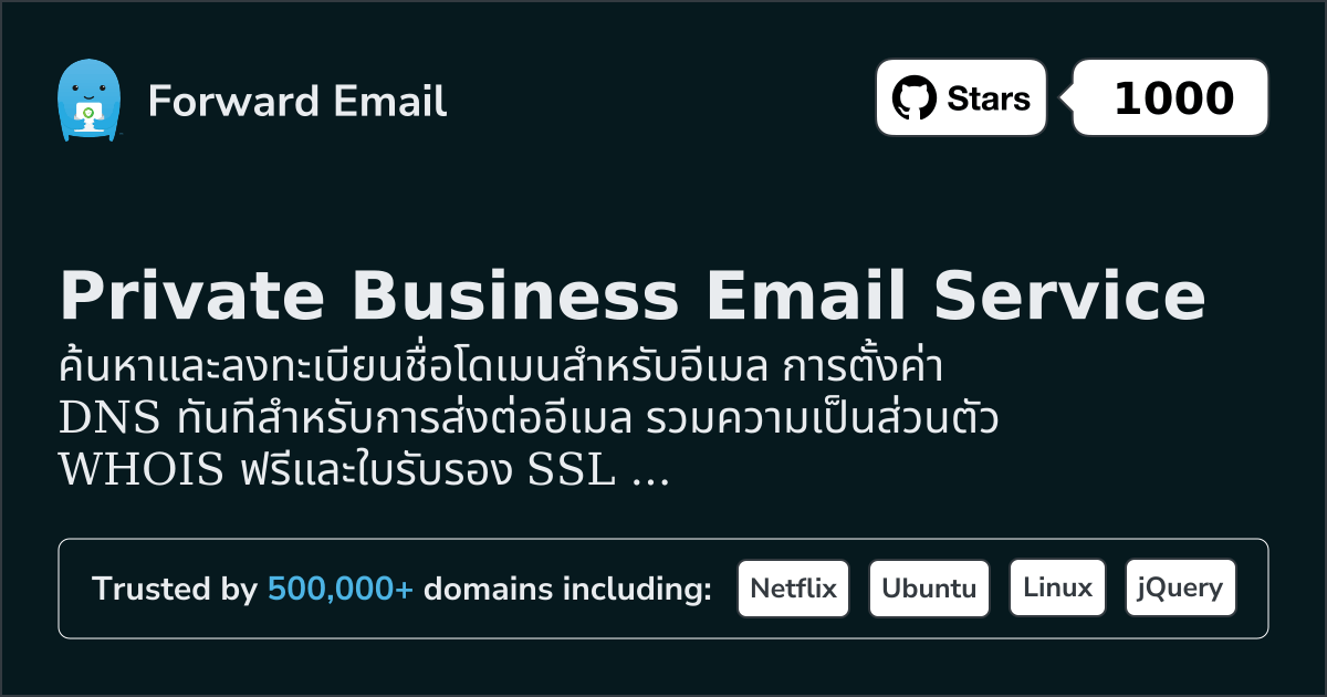 ลงทะเบียนโดเมนสำหรับอีเมล - ค้นหาชื่อโดเมนที่สมบูรณ์แบบของคุณ